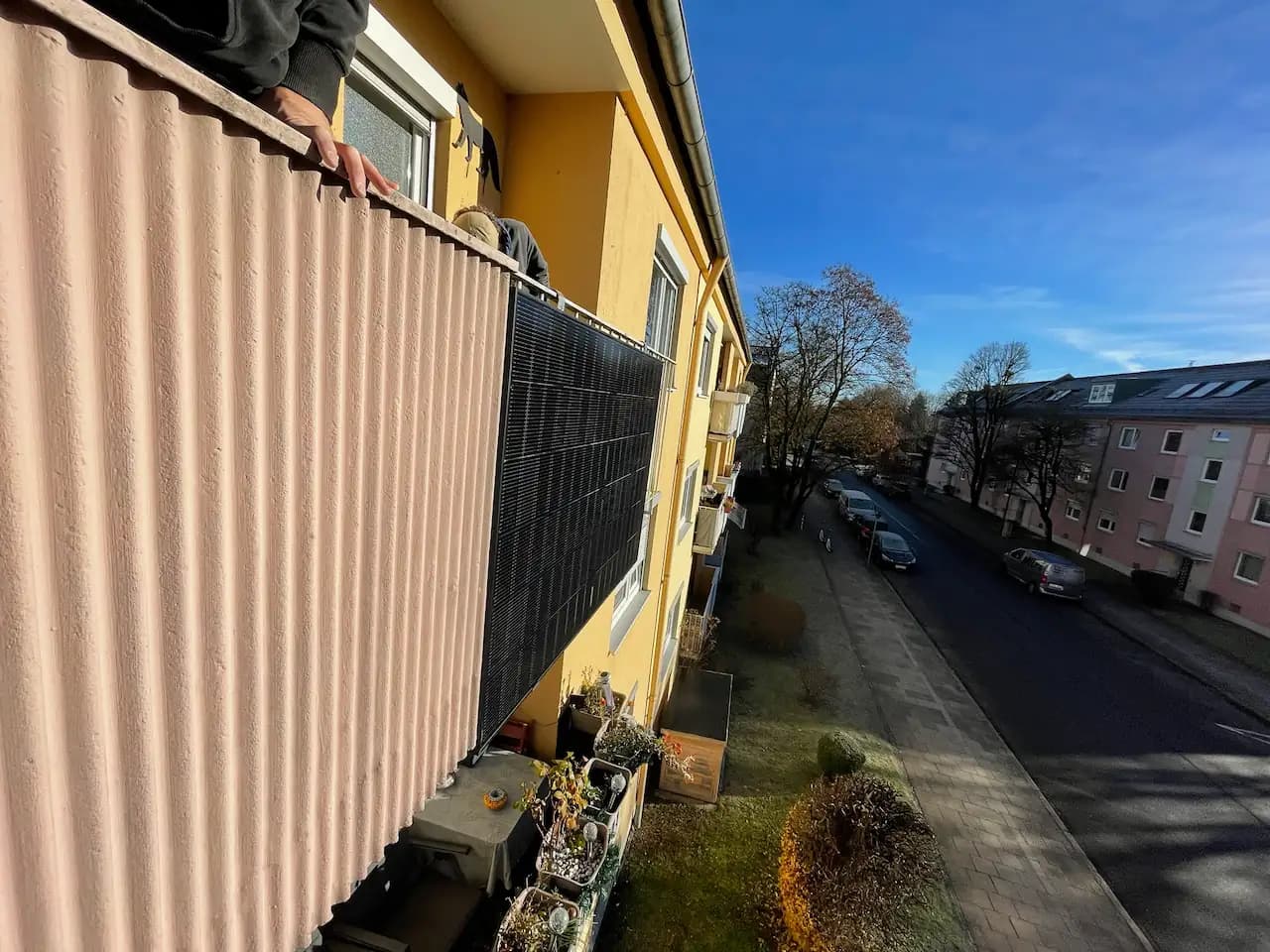 Gitterbalkon Projekt 4 Vorderansicht